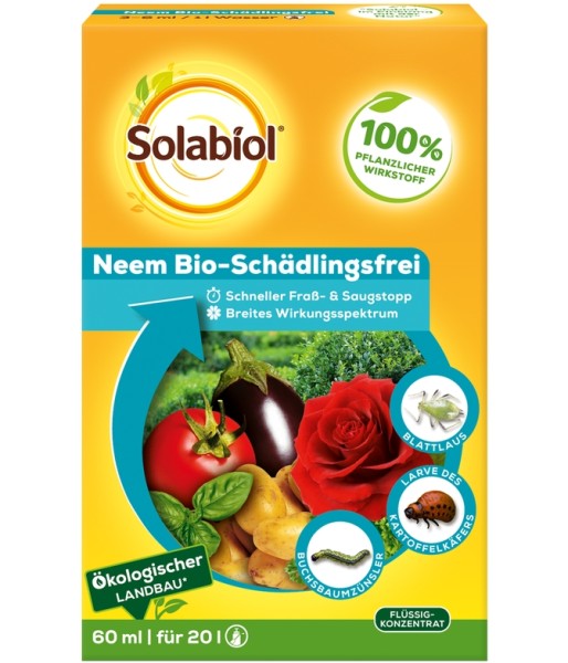 Solabiol - Neem Bio-Schädlingsfrei - 60ml