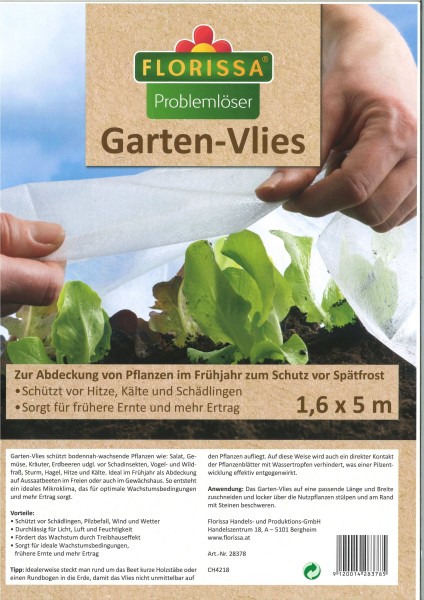 Garten-Vlies 1,6 x 5 m