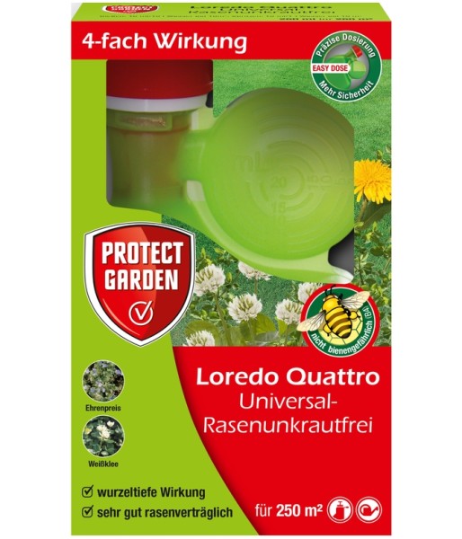 Loredo Quattro Universal-Rasenunkrautfrei - 250 ml